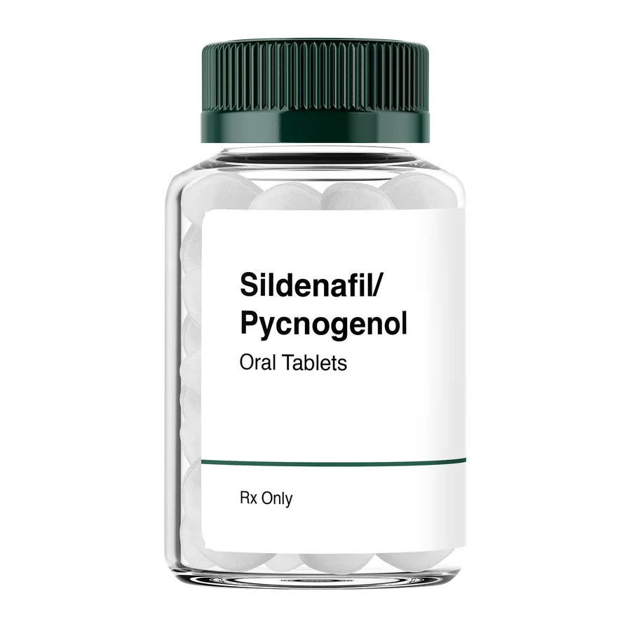 Illustration of Sildenafil and Pycnogenol